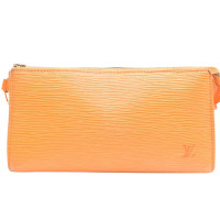 Louis Vuitton Pochette Mini Leather in Orange