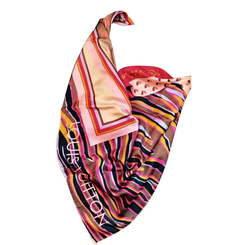 Louis Vuitton sciarpa di seta multicolore