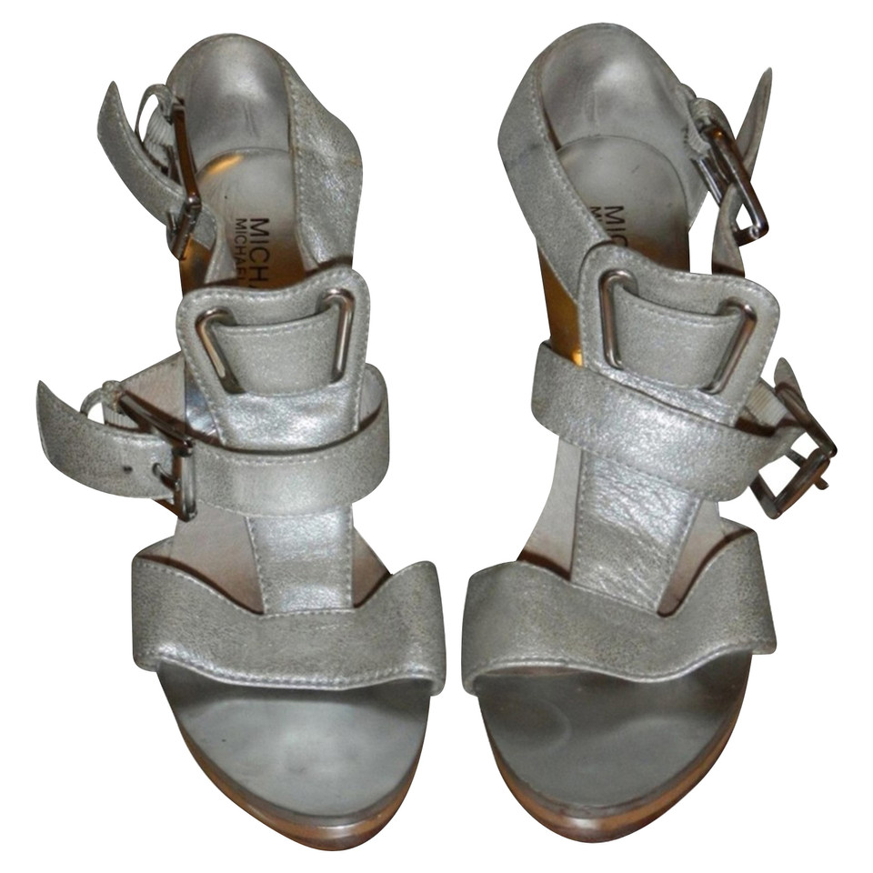 Michael Kors Zilverkleurige sandalen