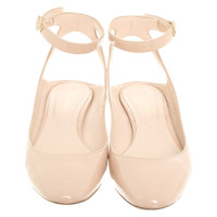 Nicholas Kirkwood Chaussons/Ballerines en Cuir verni en Nude