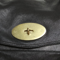 Mulberry Handtasche aus Leder in Schwarz