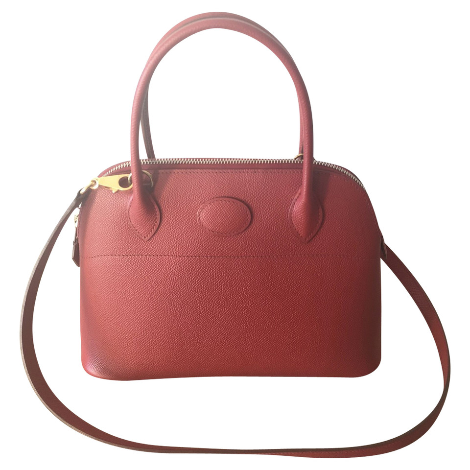 Hermès Bolide 27 Leather in Red