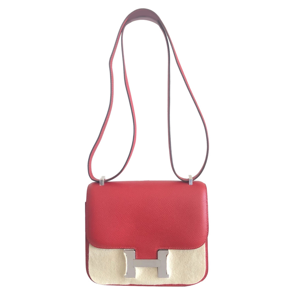 Hermès Constance Leather in Red