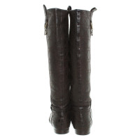 Christian Dior Bottes en marron