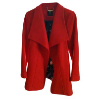 Ted Baker Jacke/Mantel aus Wolle in Rot