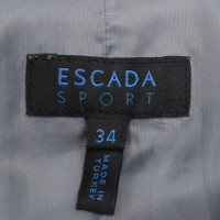Escada Wild leather dress in grey