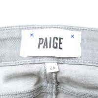 Paige Jeans Skinny Jeans in Grau/Goldfarben