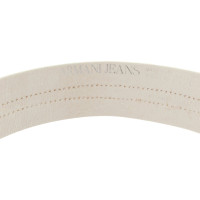 Armani Jeans Gürtel aus Leder in Weiß