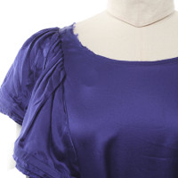 Lanvin For H&M Kleid aus Seide in Violett