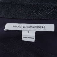 Diane Von Furstenberg Robe « Natanya » bleu foncé