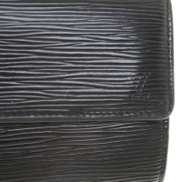 Louis Vuitton Portemonnee uit Epileder in zwart
