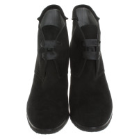 Joop! Pumps/Peeptoes aus Wildleder in Schwarz