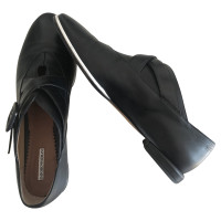 Armani Chaussons/Ballerines en Cuir en Noir