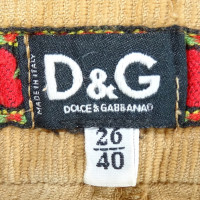 Dolce & Gabbana velluto a coste
