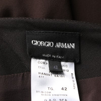 Giorgio Armani Anzug aus Seide in Braun