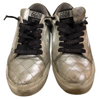 Golden Goose Chaussures de sport en Cuir en Argenté