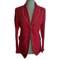 Fay Jacket/Coat Linen in Red