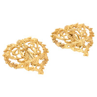 Yves Saint Laurent Gold colored ear clips
