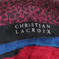 Christian Lacroix Kleurrijke zijden sjaal