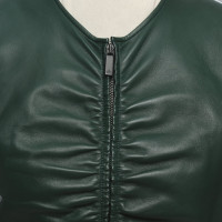 Gucci Veste/Manteau en Cuir en Vert