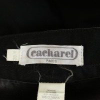 Cacharel Jacke/Mantel aus Wolle in Schwarz