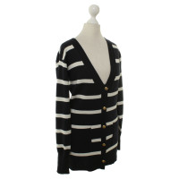 Ftc Cashmere Cardigan in blue/white