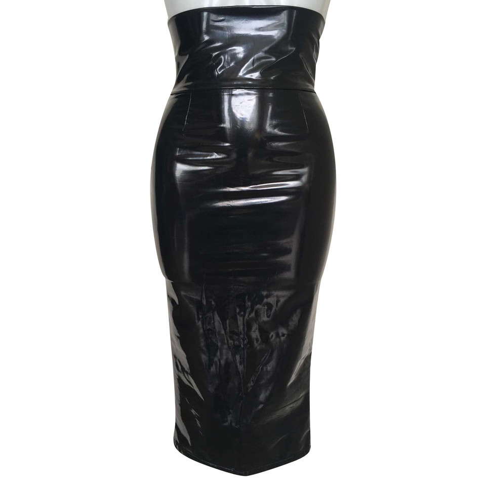 D&G High waist skirt in patent leather