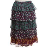 Antik Batik Volants rok met patroon