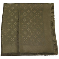 Louis Vuitton Monogram Tuch aus Seide in Khaki