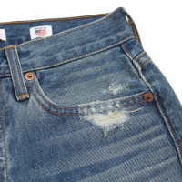 Re/Done Jeans in Cotone in Blu