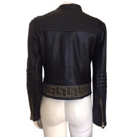 Versace For H&M real leather jacket