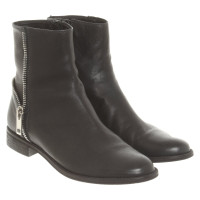 Diesel Black Gold Bottines en Cuir en Noir