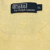 Ralph Lauren Trui geel 100% Cashmere