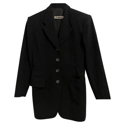Jil Sander Jacket/Coat Cashmere in Black