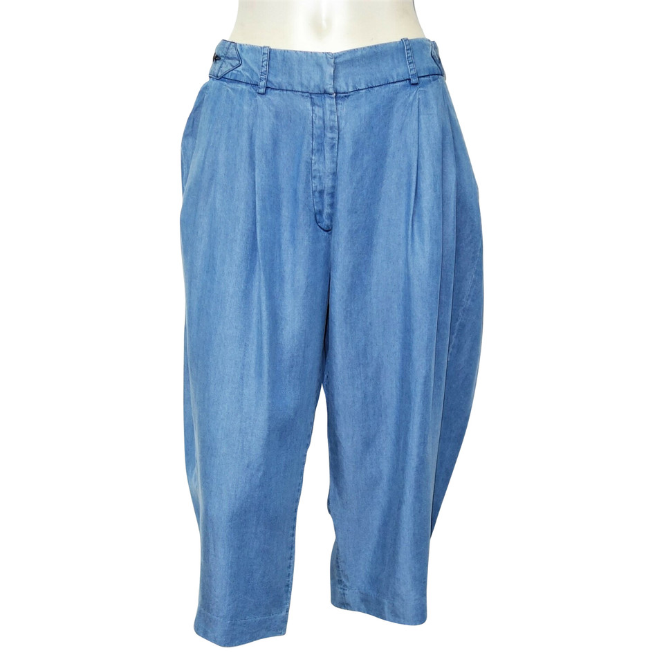 Balmain Paio di Pantaloni in Cotone in Blu