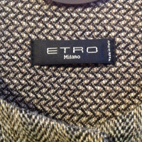Etro Jacke mit Samt-Besatz 