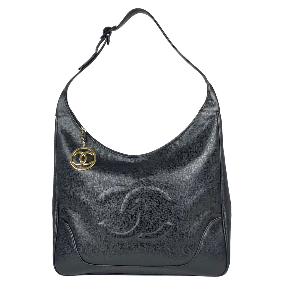 Chanel Sac à bandoulière en Cuir en Noir