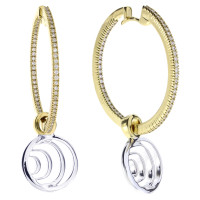 Damiani Boucles d'oreilles en or avec diamants