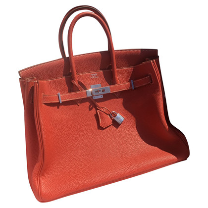 Hermès Birkin Bag in Pelle in Rosso