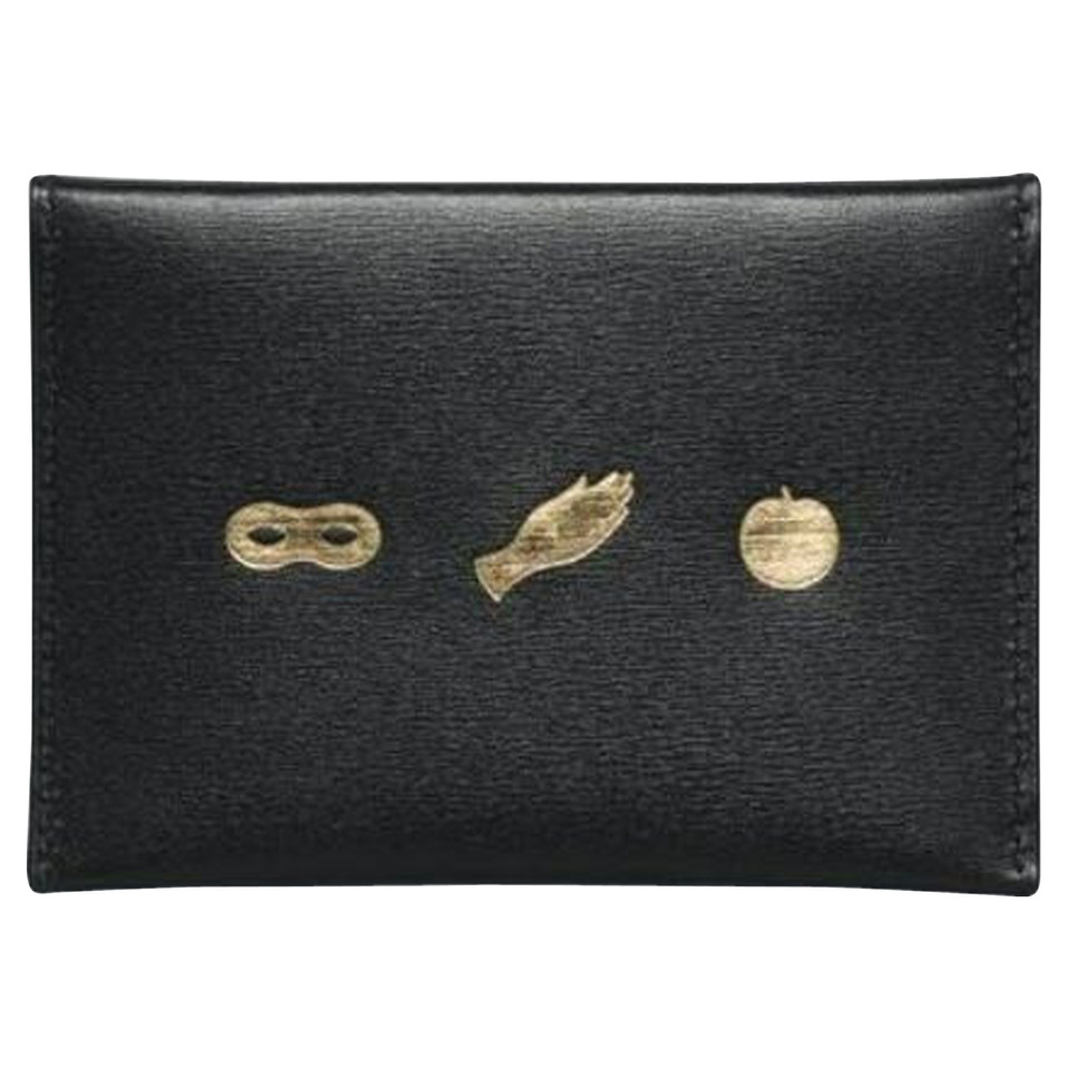 Delvaux Accessory Leather in Black