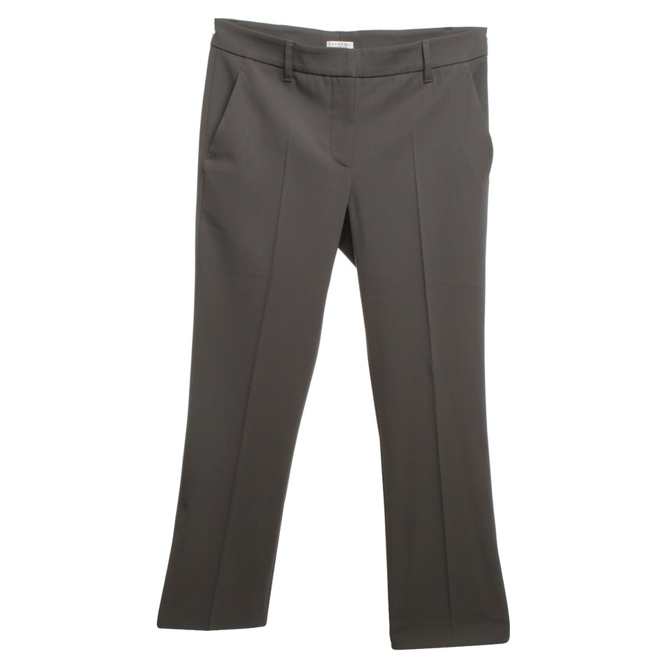 Brunello Cucinelli Pleated trousers taupe