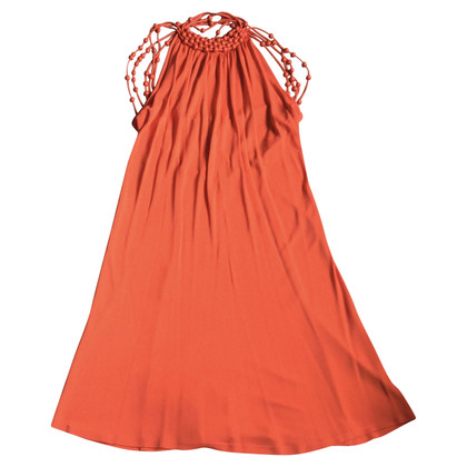 Céline Kleid aus Viskose in Rot