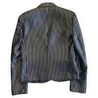 Saint Laurent Blazer aus Wolle in Silbern