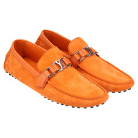 Louis Vuitton Chaussons/Ballerines en Daim en Orange