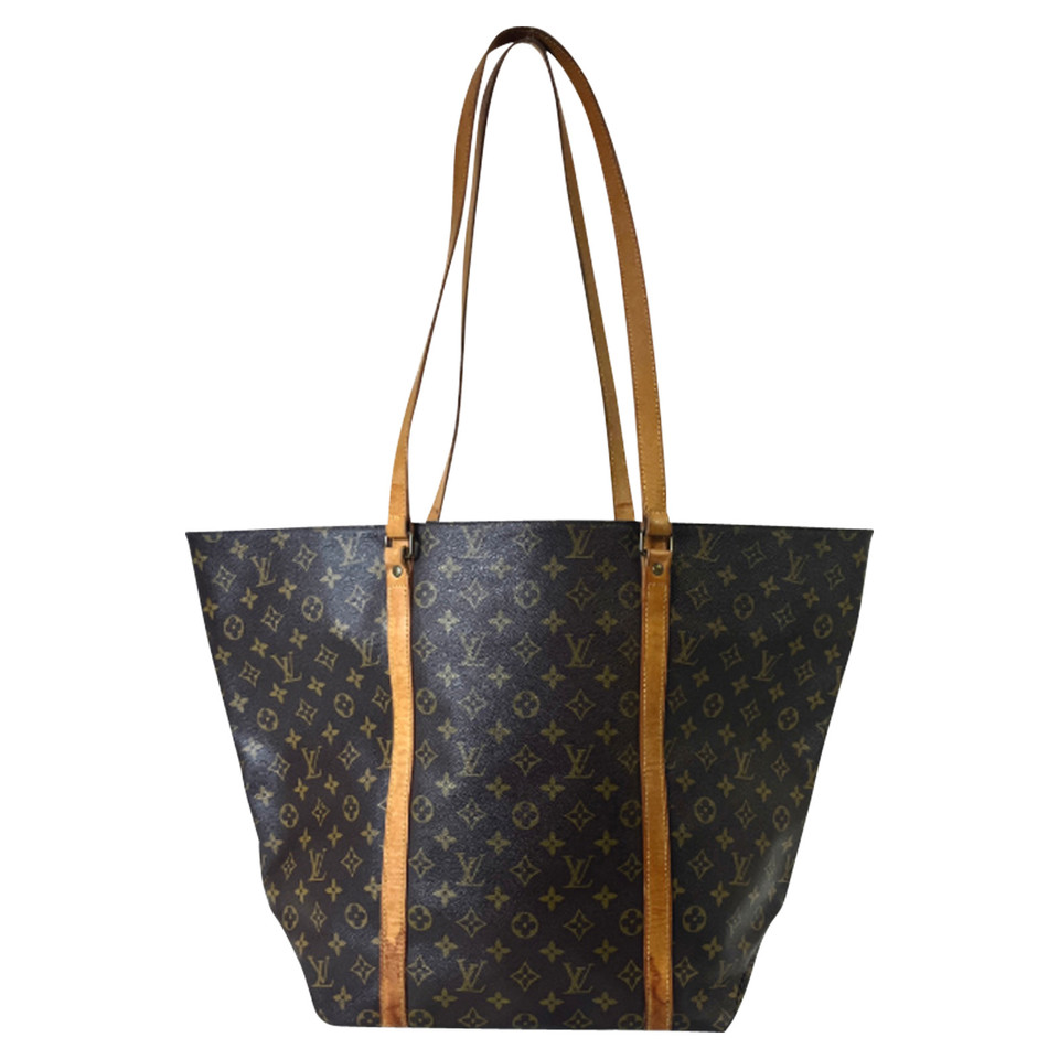 Louis Vuitton Sac Shopping en Toile en Marron