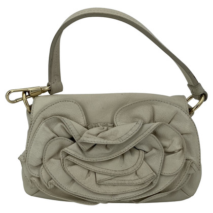 Yves Saint Laurent Handbag Leather in White