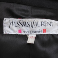 Yves Saint Laurent Manteau en noir