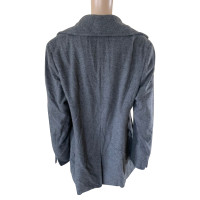 Calvin Klein Jacke/Mantel aus Wolle in Grau