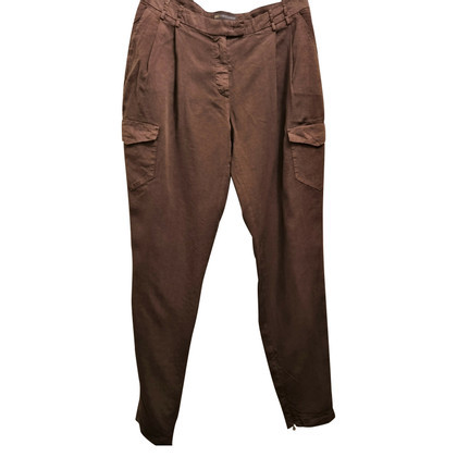 Trussardi Trousers Viscose in Brown