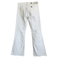 Lee Jeans aus Baumwolle in Creme